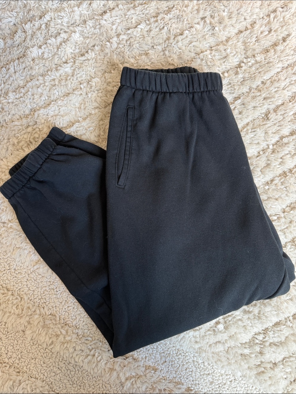 GAP Black Women's Elastic-Waist Joggers